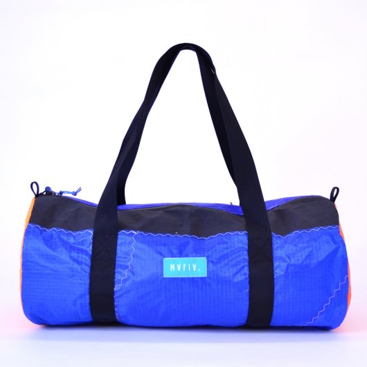 Blue & Orange Day Off Duffel Bag (Side)