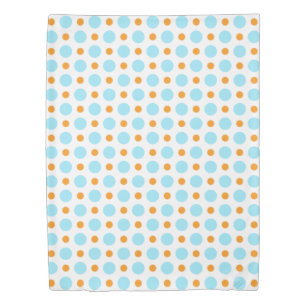 Blue & Orange Duvet Cover