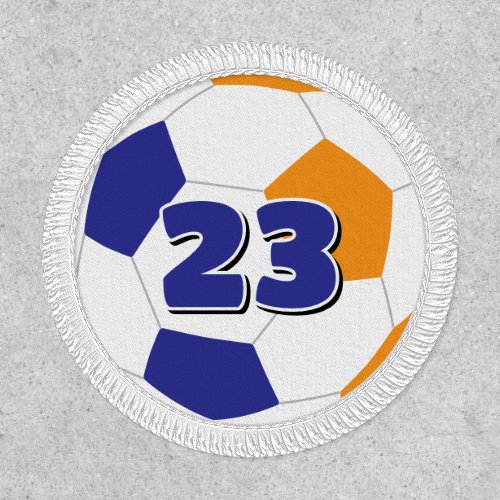 blue orange or ANY soccer team colors  Patch