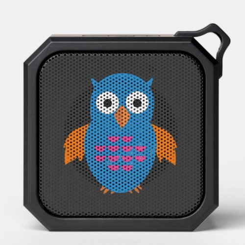 Blue  Orange Owl Bluetooth Speaker
