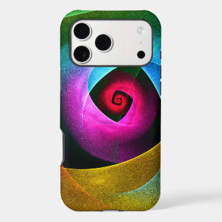 Blue Orange Pink Modern Abstract Art Pattern #24 iPhone 17 Pro Max Case