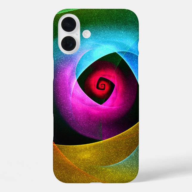 Blue Orange Pink Modern Abstract Art Pattern #24 Case-Mate iPhone Case (Back)