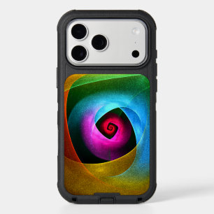 Blue Orange Pink Modern Abstract Art Pattern #24 iPhone 17 Pro Max Case