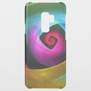 Blue Orange Pink Modern Abstract Art Pattern #24 Uncommon Samsung Galaxy S9 Plus Case