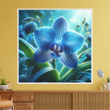 Blue Orchid Floral