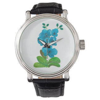 Blue orchid watch