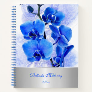 Blue Orchids Notebook