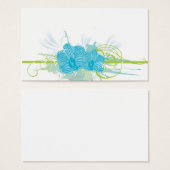 Blue orchids Profile Card (Front & Back)