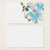 Blue orchids Profile Card (Front & Back)