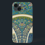 Blue Oriental Designs with Smiling Faces iPhone 13 Case<br><div class="desc">Magnificent blue oriental designs and floral print make up this amazing piece. Smiling faces peer out at you from with the designs. Purchase a copy today!</div>