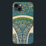 Blue Oriental Designs with Smiling Faces iPhone 13 Case<br><div class="desc">Magnificent blue oriental designs and floral print make up this amazing piece. Smiling faces peer out at you from with the designs. Purchase a copy today!</div>