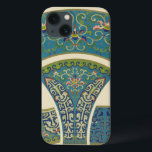 Blue Oriental Designs with Smiling Faces iPhone 13 Case<br><div class="desc">Magnificent blue oriental designs and floral print make up this amazing piece. Smiling faces peer out at you from with the designs. Purchase a copy today!</div>