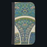 Blue Oriental Designs with Smiling Faces Wallet Phone Case For Samsung Galaxy S4<br><div class="desc">Magnificent blue oriental designs and floral print make up this amazing piece. Smiling faces peer out at you from with the designs. Purchase a copy today!</div>