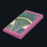 Blue Oriental Designs with Smiling Faces Tri-fold Wallet<br><div class="desc">Magnificent blue oriental designs and floral print make up this amazing piece. Smiling faces peer out at you from with the designs. Purchase a copy today!</div>