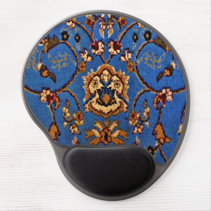 Blue Oriental Rug Gel Mouse Pad