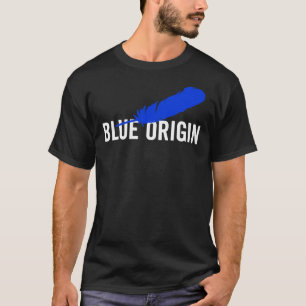 Blue Origin Logo - Blue & White Classic T-Shir T-Shirt