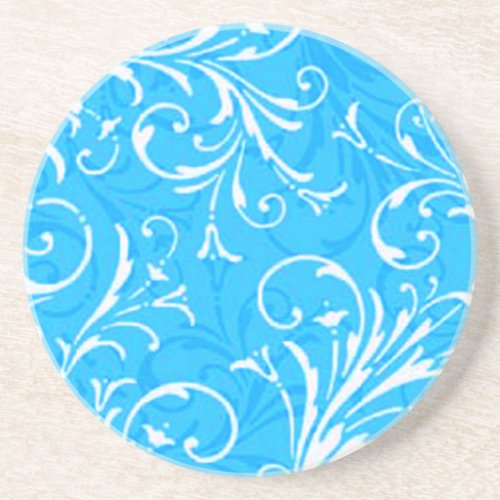 Blue Ornamental Coaster
