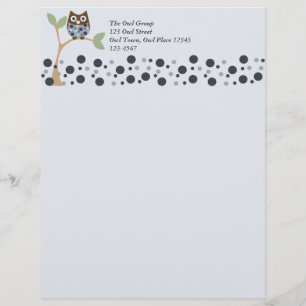 Blue Owl Baby Letterhead