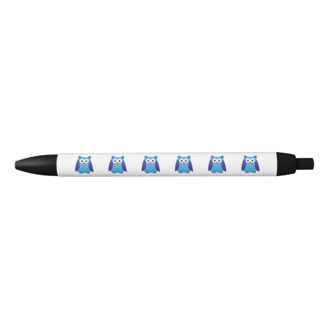 Blue owl cartoon pen (Front)