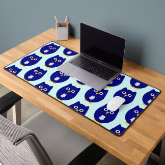 Blue Owl Design Desk Mat