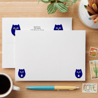 Blue Owl Design Envelope