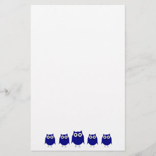 Blue Owl Design Stationery