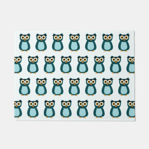 Blue Owl illustration Doormat
