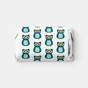 Blue Owl illustration Hershey's Miniatures