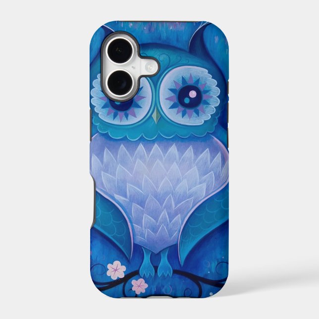 blue owl iphone case (Back)
