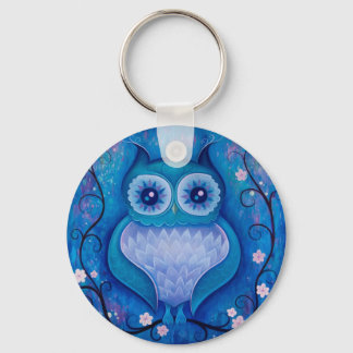 blue owl keychain