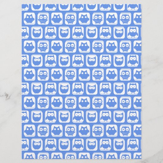 Blue Owl Pattern (Front)