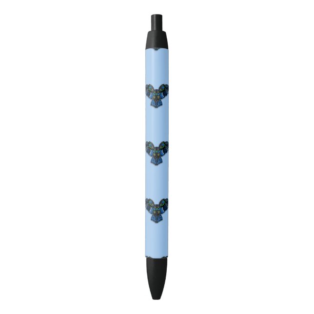 Blue Owl Pen (Front Vertical)