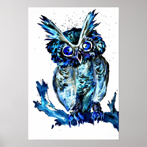 Blue Owl Poster