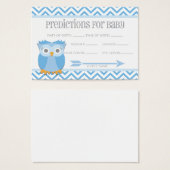Blue Owl Predictions Card (Front & Back)