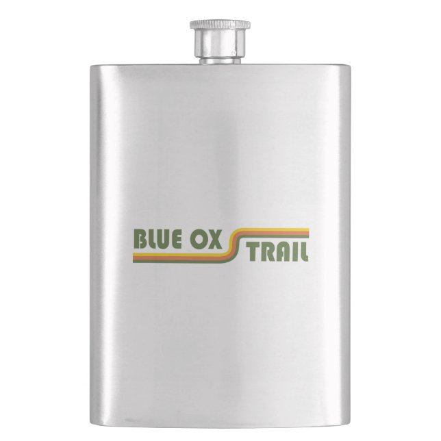Blue Ox Trail Flask (Front)
