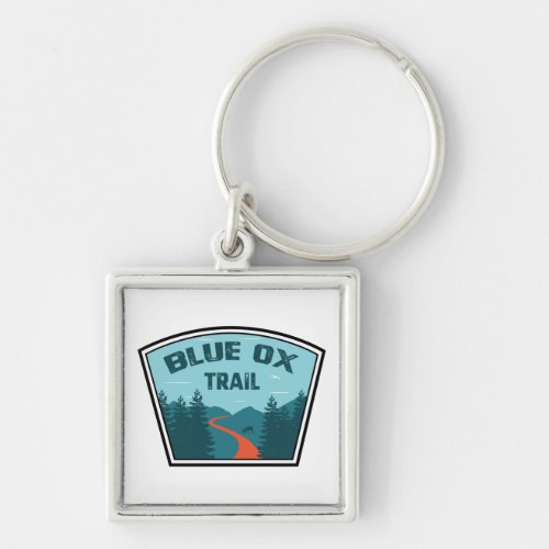 Blue Ox Trail Keychain