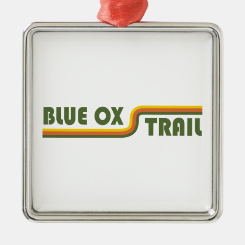 Blue Ox Trail Metal Ornament