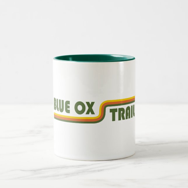 Blue Ox Trail Two-Tone Coffee Mug (Center)