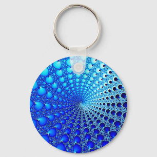 blue-oyster-spiral keychain