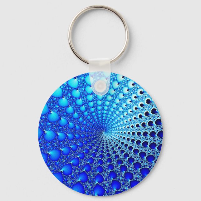 blue-oyster-spiral keychain (Front)