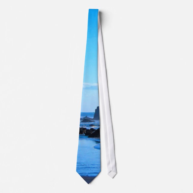 Blue Pacific coast Neck Tie (Front)