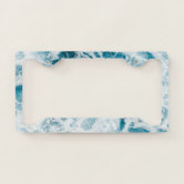 Polished Shell License Plate Frame