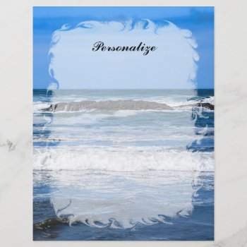 Blue Pacific Ocean With Name by PhotographyTKDesigns at Zazzle