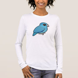 Blue Pacific Parrotlet Women's Basic Long Sleeve T-Shirt