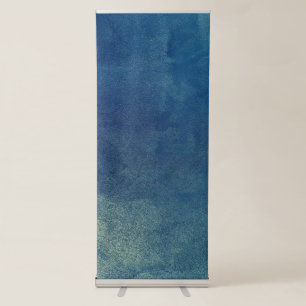 Blue Paint Wall Texture Best Vertical  Retractable Banner