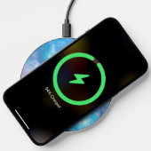 Blue Painted Galaxy Monogrammed  Wireless Charger (Phone)