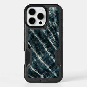 Blue Painted Wood iPhone 16 Pro Max Case