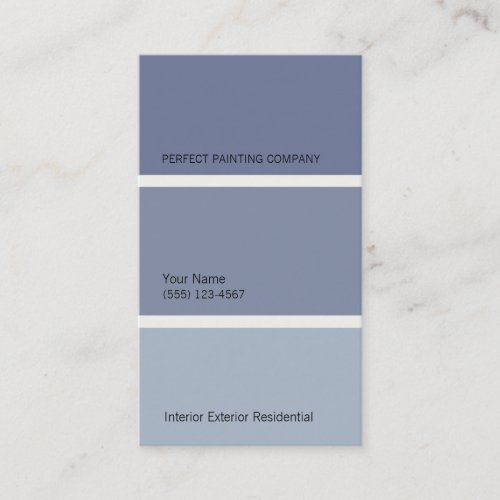 Blue Painters Business Card