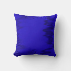 Blue Painting Abstract Art Throw Pillow