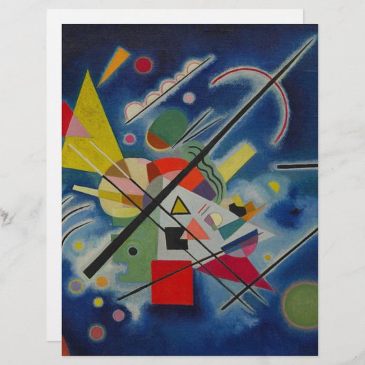 Blue Painting by Kandinsky (Front/Back)